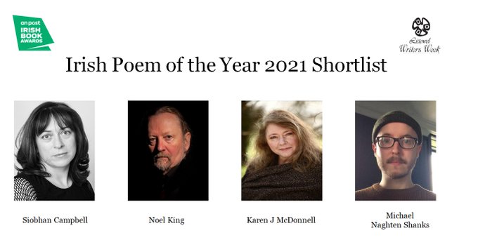 Irish Poem of the Year shortlist 2021